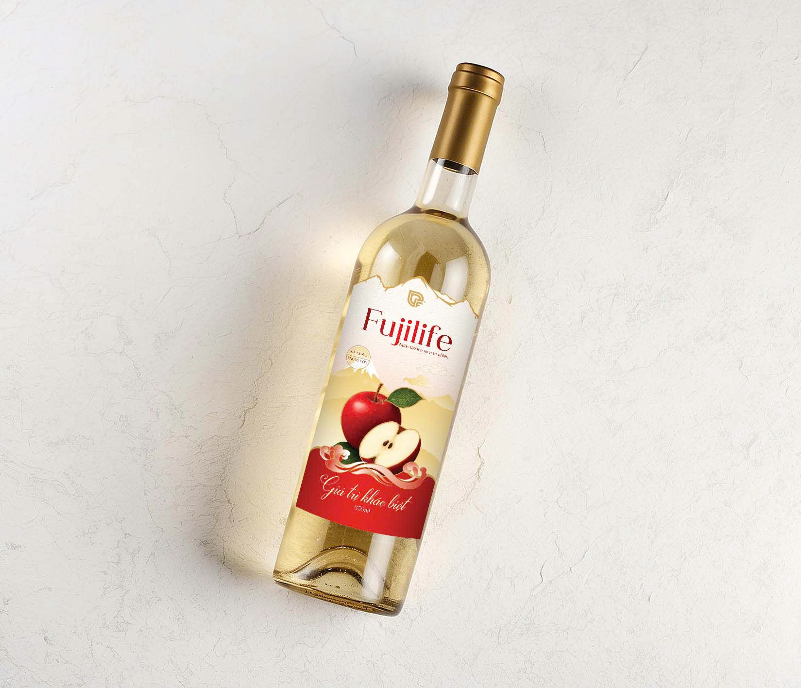 Nước táo lên men tự nhiên FujiLife 600ml